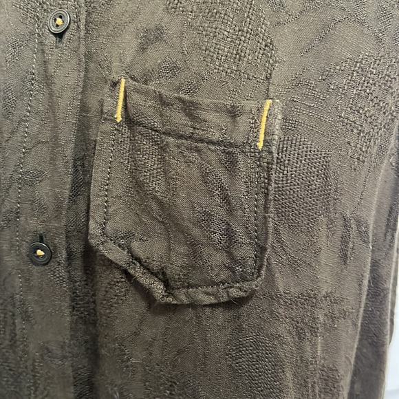 Anthropologie ECU Olive Green Shirt Dress Size XS - Picture 11 of 15